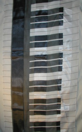 Piano Keys Scarf